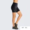Damen-Laufshorts aus Mesh mit hoher Taille und Reißverschlusstasche – 6 Zoll