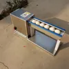 Éplucheur d'œufs de caille semi-automatique Machine à éplucher les œufs de caille en acier inoxydable
