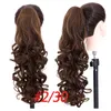 24 Inches Curly Synthetic Claw in Ponytail 8 Colors Simulation Human Hair Extensions Ponytails Bundles AS-C06