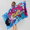 The latest 160X80CM printed beach towel, summer style microfiber sunscreen quick-drying double-sided velvet, support custom LOGO