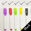 8 stks / partij Kleurrijke Zwarte School Klasse Whiteboard Droog White Board Markers gebouwd in Gum Student Children's Tekening Pen