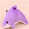 50 sztuk / partia 5 CM Mini Super Kawaii Little Dolphin Shark Whale Pluszowy Brelok Key Chain Soft Doll Toy