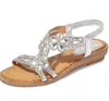 Sandali Donna Estate 2024 Moda Comode Pantofole con strass Spiaggia Ciabatte bohémien Sandali bassi da donna Scarpe roma per donna