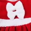 Christmas Kids Santa Claus Cosplay Rompers Costume Baby Boys Long Sleeve Clothes Toddler Girls Dress Cute Infant Winter Dresses
