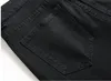 2021 Men's Jeans men black skinny ripped Stretch Slim hip hop swag denim motorcycle biker pants Jogger