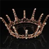 Couronne de roi de reine vintage baroque pour bijoux de cheveux de mariage de mariée diadème de cristal diadème de bal diadèmes et couronnes accessoires x0625