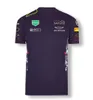 F1 TシャツチームTシャツカジュアルショートスリーフクイックドライトップフォーミュラ1レーシングスーツプラスサイズをカスタマイズできます