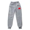 Nuovi pantaloni sportivi Pantaloni anime giapponesi Pantaloni in pile akatsuki Pantaloni da jogging stampati Pantaloni sportivi Hip hop Streetwear G1007