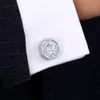 QiQiWu Rhinestone links Mens Wedding Luxury French Shirt link Buttons Men high quality Christma Gifts Cuffs