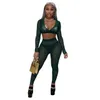 Sexy Kant Tweedelige Set Dames Casual See Through v-hals Lange mouwen Crop Top Broek Suit Party Club Matching Set Outfit Trainingspak