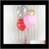 Other Festive Supplies Home & Garden Drop Delivery 2021 Colorful Blow Up 36 Inches Oversized Heart Love Balloon Helium Inflable Big Latex Bal