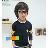 Star Long Sleeve Baby Boys T-Shirts Fashion Spring Boys Clothes Children Tees Shirts Bottoming Shirt Cotton 90 100 110 120 130 210413