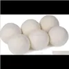 Other Products 7Cm Wool Natural Fabric Softener 100 Organic Reusable Ball Laundry Dryer Balls For Static Reduces Drying Time Kodjf Viguu