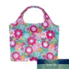 Sunflower Design Portable Shopping Handbag Travelling Organizer Vegetable Tote Bag Reusable Pocket Can Be Customized