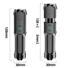 Mini LED USB Rechargeable Flashlight Portable Super Bright Flashlights torch telescopic zoom Hiking hunting Torch camping lamp lights