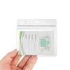 4x3 tum namn ID Badge Health Record Card Holder Fallfiler med lanyard Clip Cards Protector Clear Plastic Waterproof Business 44162688