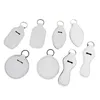 Neopren läppstift Keychain Sublimation DIY Chapstick hållare Personliga Chapsticks Wrap Key Ring Sleeve Holder Party Favor DAP144