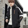 Men's White Duck Down Jacket Outdoor Winter Ski Wear Youth Fashion Thick Warm Cold-Proof Hooded Breathable Down Jacket Men 210914