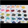 Jewelry Drop Delivery 2021 Round Akoya Oyster 68Mm 28 Mix Color Big Fresh Water Gift Diy Natural Pearl Loose Beads Decorations Vacuum Packagi