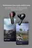 Oyun Kulaklık Çift Modu Gerçek Kablosuz TWS Kulakiçi Auriculares Bluetooth Kulaklık Kulak Stereo Bassheadset