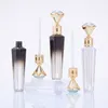 Diamant-Lipgloss-Röhrchen zum Selbermachen, klare leere Lippenglanz-Flasche, Reise-Kosmetik-Verpackungsbehälter, nachfüllbar