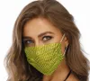 Net Red Novel Fishing Shape Star Water Drill Mask Washable and Personalized Mesh Veil Decoration PNYC726