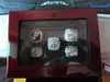 1967 bis 2021 Basketball City Team Champions Championship Ring Set mit Holzbox Souvenir Männer Frauen Junge Fan Geburtstagsgeschenk 2021 Hip Hop Schmuck Sport Punk