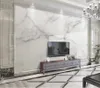 Bakgrundsbilder tapeter för väggar 3 d vardagsrum landskap mönster marmor bakgrund