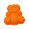 3D Lovely Bear Form Cake Mold Silicone Mold Baking Tools Kitchen Fondant Cutters Taart Decoratie Silikonowe Formy