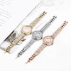 28mm Net rouge strass montres Quicksand costume acier bande dames montre filles montre à Quartz dame femmes montres-bracelets pour femmes