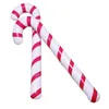 88cm/35inch Inflatable Christmas Canes Classic Lightweight Hanging Decoration Lollipop Balloon Xmas Party Balloons Ornaments Adornment Gift JY0776