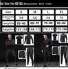 Komprimering Tracksuit Bintuoshi 4 stycken Fitness Tight Running Set T-shirt Legging Men's Sportswear Gym Sport kostym