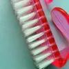 Grande brosse à poussière rose pour Nail Art, outil de manucure et de pédicure propre, brosses à ongles