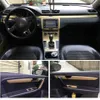 Car-Styling 5D Carbon Fiber Car Interior Center Console Color Change Molding Sticker Decals For Volkswagen Passat B7 2012-2016