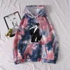 Uniex Hot Anime Hoodie Fnoragami Yato Tie-dye Pullover Top Y0809