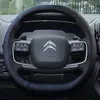 Hand Sewn Steering Wheel Cover for Citroen Tianyi C5 Yunyi C4C6 Automobile