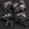 Mini Pistol Gun Toy Model P90 TEC-9 SUMPACHINE Съемка Безопасные Пули для взрослых Коллекция мальчиков День рождения подарки