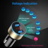 Автомобиль двойное USB зарядное устройство 5V 3.1a Автоматическое зарядное устройство GPS навигатор автомобиль быстрого заряда универсальный для смарт-iPhone Xiaomi с дисплеем напряжения