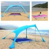 Tentes et abris Sunsn Canopy Pêche en plein air Camping Auvent Tente de plage Abri solaire Ombre pour les voyages Backyard9991943