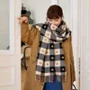 JTVOVO 2022 70x200CM Luxury Brand Winter Cashmere Warm And Windproof Scarf Women's Fashion Tassel Oversized Shawl Scarves