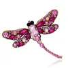 Pins, Broches Luxe Design Dames Dragonfly Crystal Sieraden