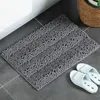 Bath Mats Home Bathroom Mat Super Absorbent Non-Slip Door Bathtub Chenille Thick And Fine Hair Machine Washable Floor