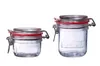 Ensemble de 18 pots, bouteilles de rangement en verre, bocaux, réservoir de cuisine de Camp, support d'armoire de cuisine, transparent 4359699