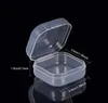 Mini Plastic Storage Box Transparent Jewelry Boxes Earrings Rings Finishing bags Small Items Case