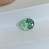 Meisidian 10x12mm 5A Qualität 6 Karat Laborkorund Vivid Green Sapphire Lose Edelstein H1015