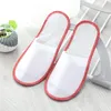 Portable Disposable Slippers Hotel Guest Room Disposable Supplies Fleece/Non-woven Fabric Beauty Salon Disposable Slippers ZZF14068