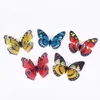 Borboleta adesivos de parede borboletas criativas com decoração home decoração de sala de crianças arte 12 pcs 12cm