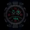 SMAEL модные спортивные часы мужские будильник камуфляжные водонепроницаемые мужские часы с недельным дисплеем цифровые часы relogio masculino G1022