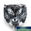 Classic Punk Domineering Silver Color Metal Tiger Men's Ring Animal Style Rock Party Jewelry Factory price expert design Quality Latest Style Original Status