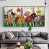 Bloemschildering Canvas Art Wall Art Pictures for Woonkamer Kleurrijke posters en prints Modern Home Decor Landschap Cuadros